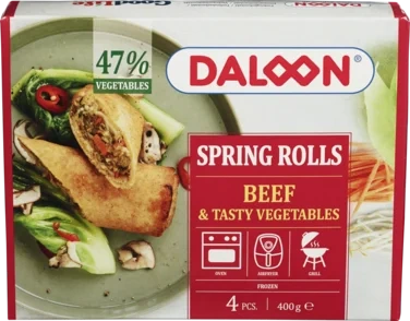 Vårrull m/Oksekjøtt 400g Daloon