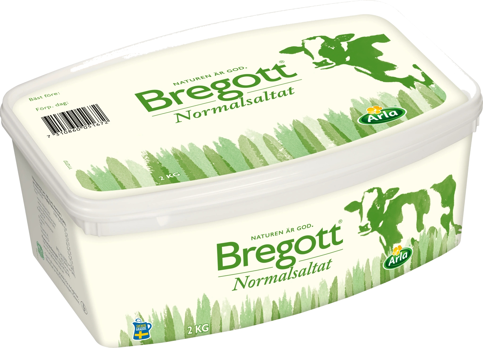 Normalsaltat smör & rapsolja 2.0 kg