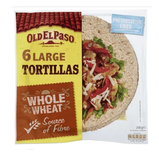 Tortillas Whole Wheat 350g