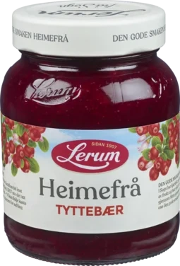 Tyttebærsyltetøy Heimefrå 390g Lerum