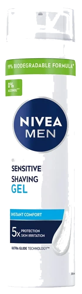 Sensitive shaving gel