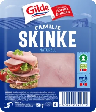 Familie Skinke Naturell 150g Enh