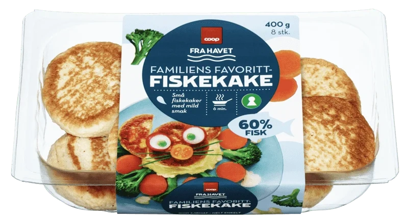 Coop Familiefiskekake 400g
