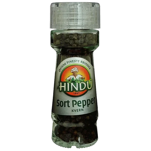 Pepper Sort Kvern Glass Hindu