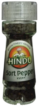 Pepper Sort Kvern Glass Hindu