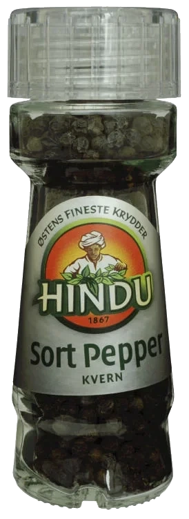Pepper Sort Kvern Glass Hindu