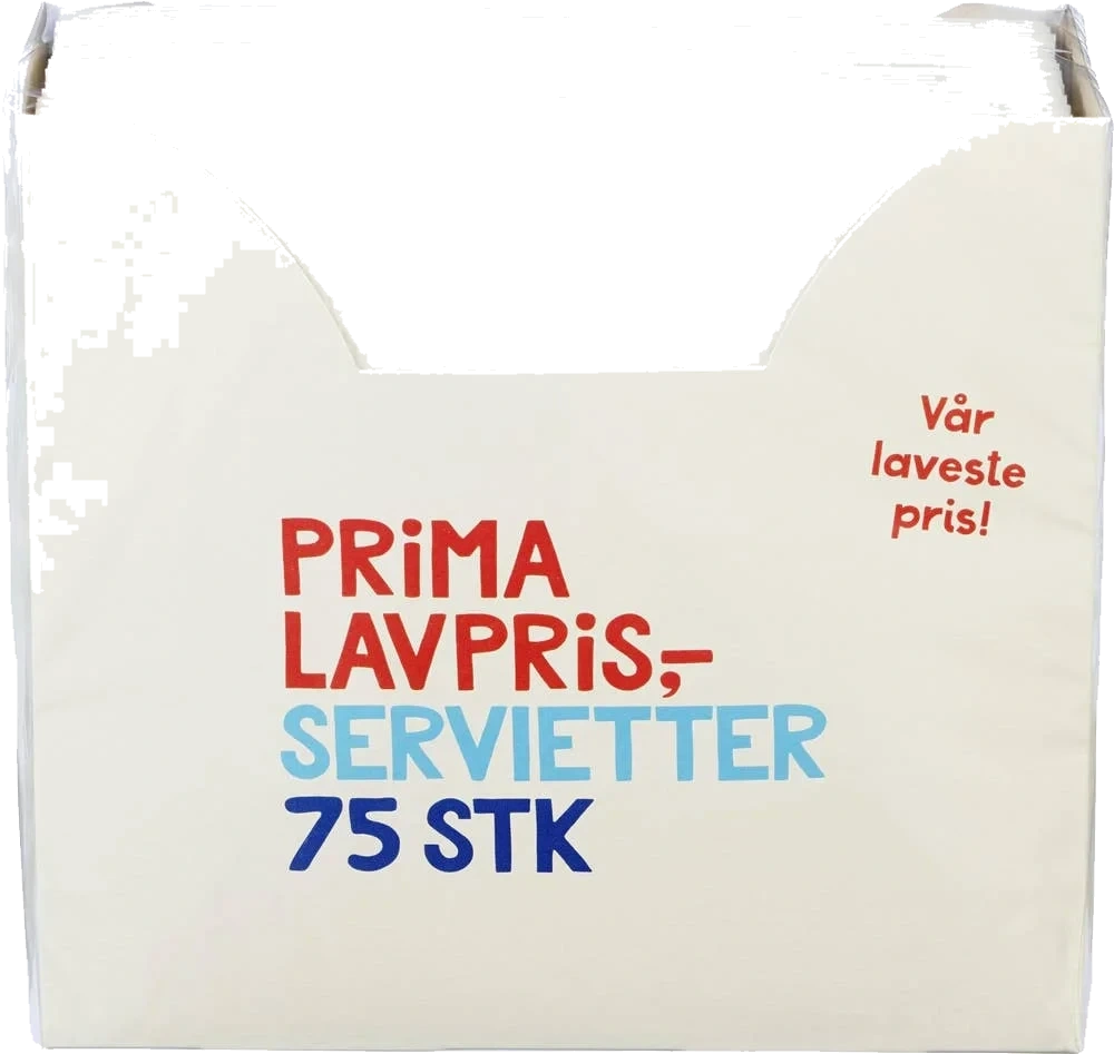 Servietter bordpakning