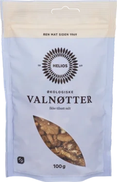Valnøtter Økologisk 100g Helios