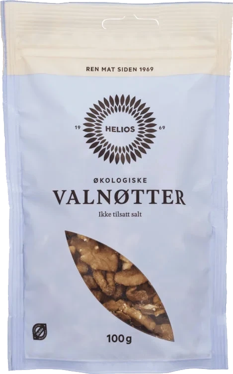 Valnøtter Økologisk 100g Helios