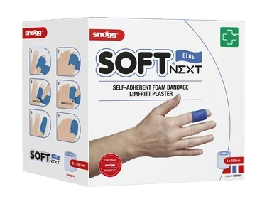 Soft Next 6cmx4,5m Blue