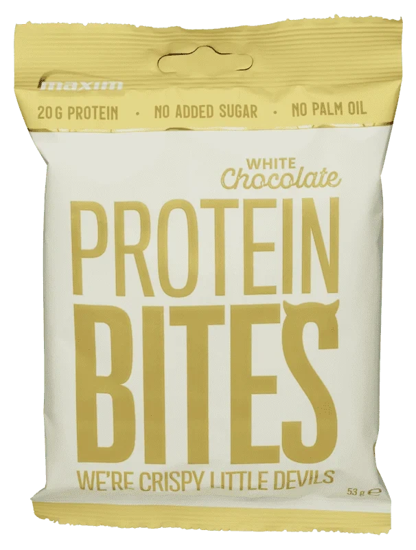 Maxim Protein White Choc Bites 53g