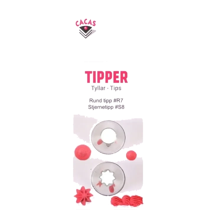 Tippsett Tipp R7 og S8 Cacas
