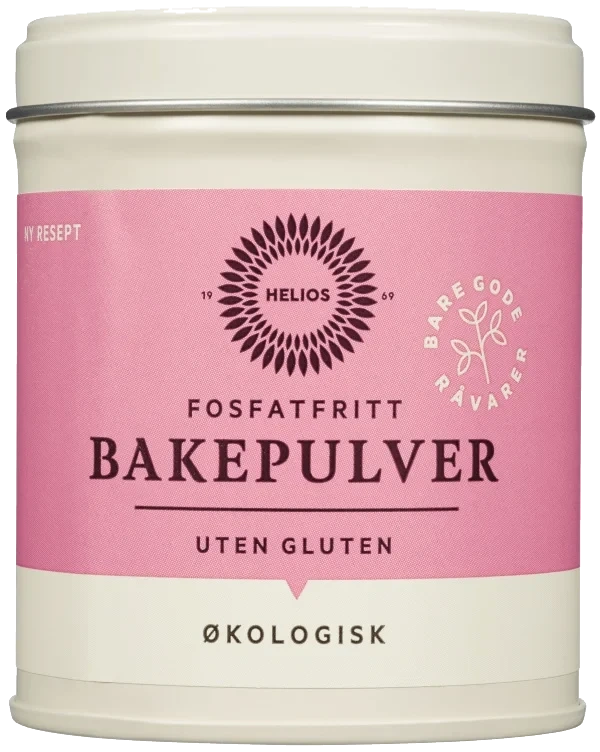Bakepulver Økologisk 110g Helios