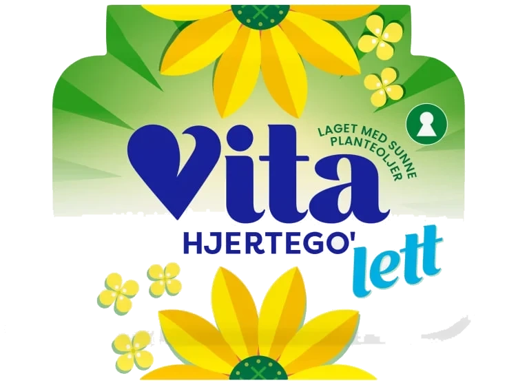 Vita Hjertego Lettmargarin 370g