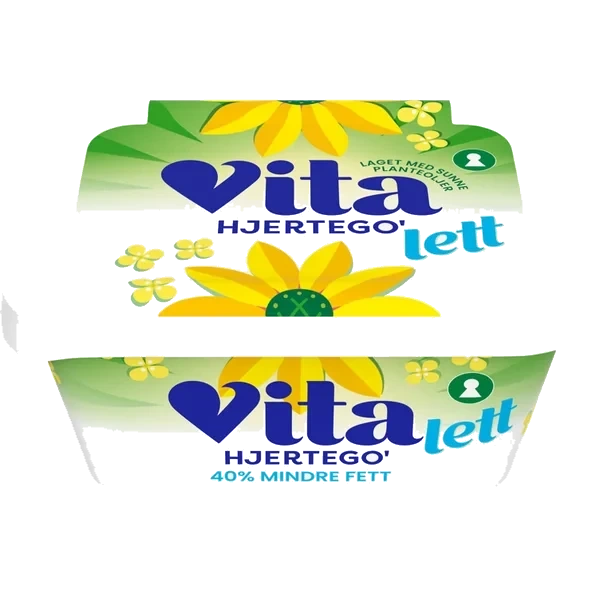 Vita Hjertego Lettmargarin 370g