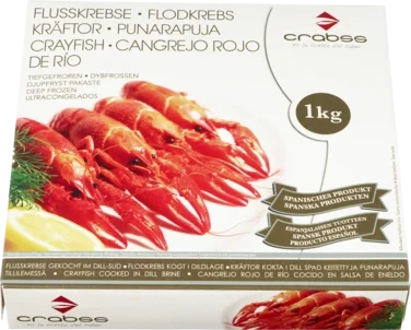 Ferskvannskreps 28/35 1kg Crabss