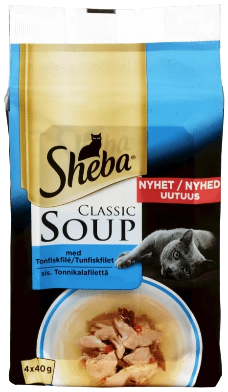 Sheba Soup Kattesnack med Tunfisk