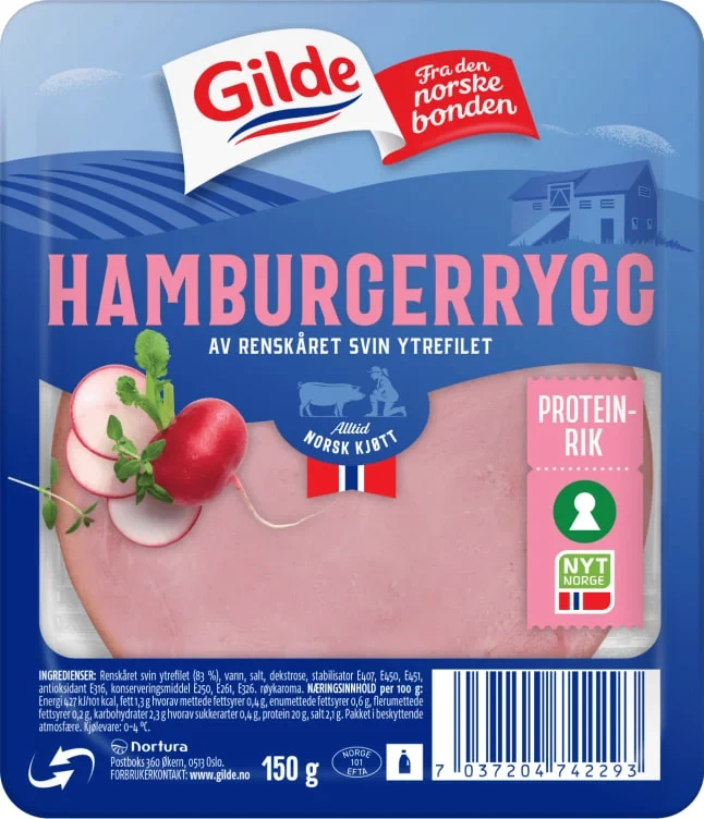 Hamburgerrygg 150g Enh