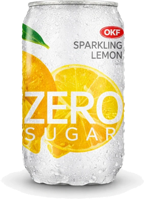 OKF Sparkling Zero Sugar Lemon 350ml