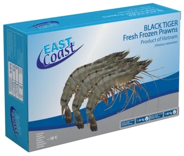 Scampi 16/20 Block Bt M.skall U.hode