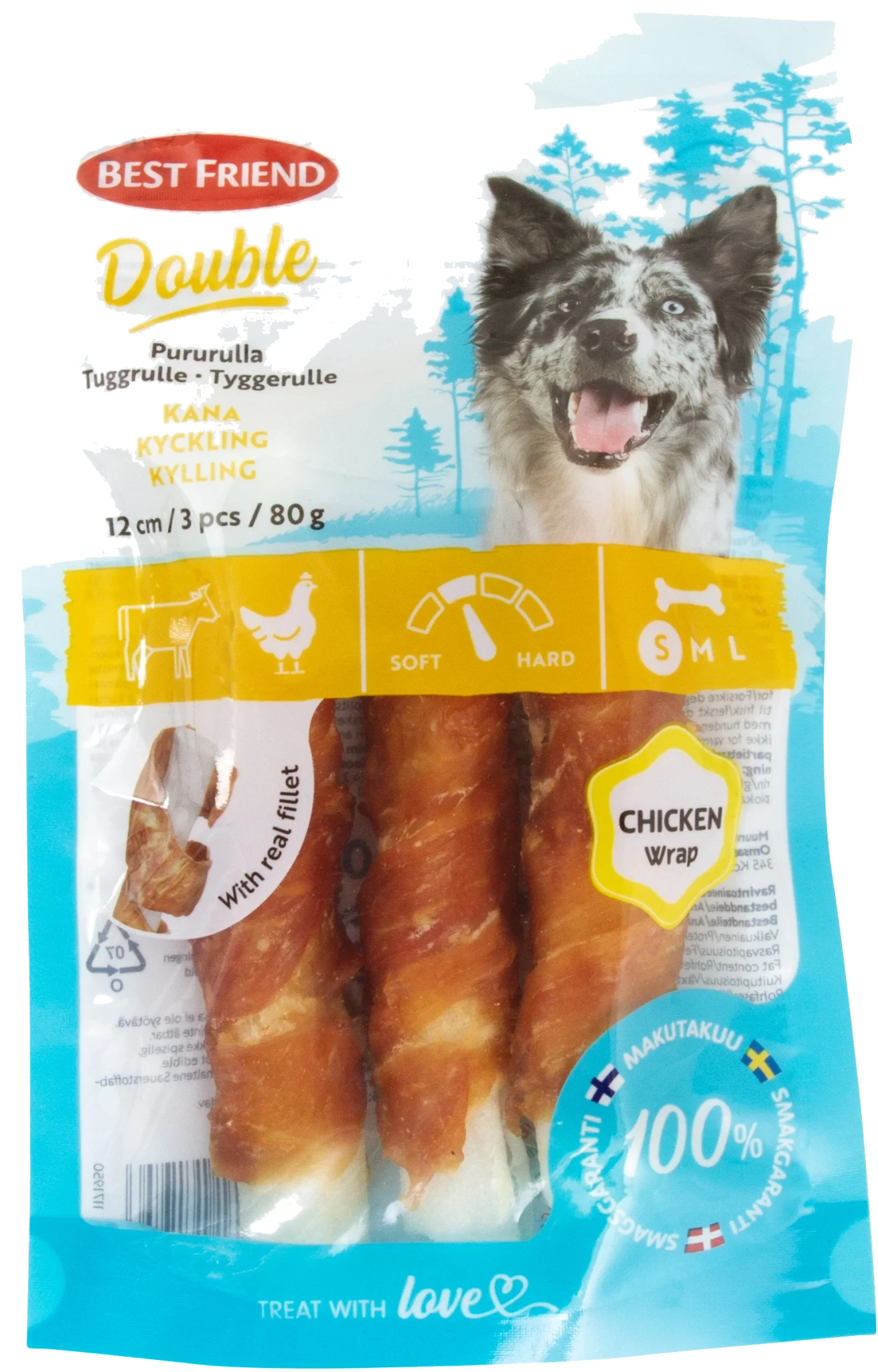 Tuggben Dubbel Kyckling 3-pack