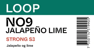 Loop No9 Jalapeno Lime Strong S3 All White 24 Portions 15g