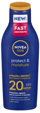 Protect&Moisture Spf20 200ml Nivea Sun