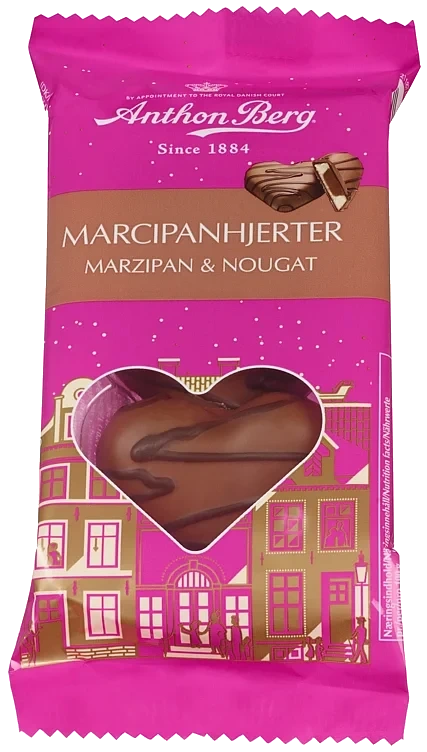 Marsipanhjerter Nougat 84 g