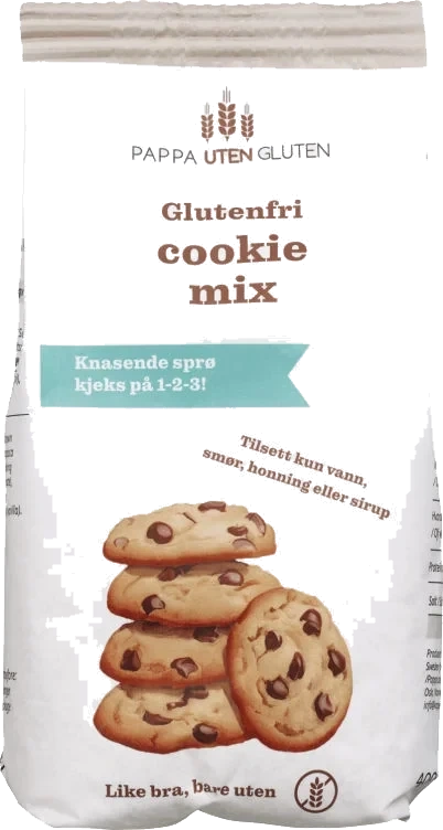 Glutenfri Cookie Mix 400g Pappa uten Gluten