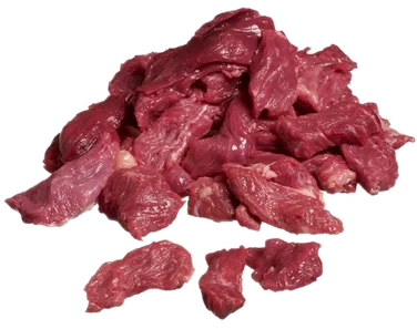 Storfe Høyrygg Strimlet 2,5kg
