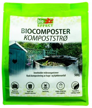Biocomposter Kompoststrø, 500g, Bioefekts