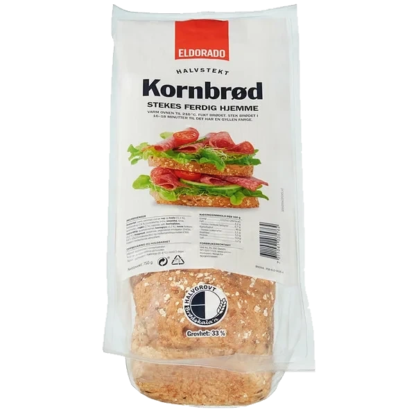 Kornbrød Lettstekt 750g Eldorado