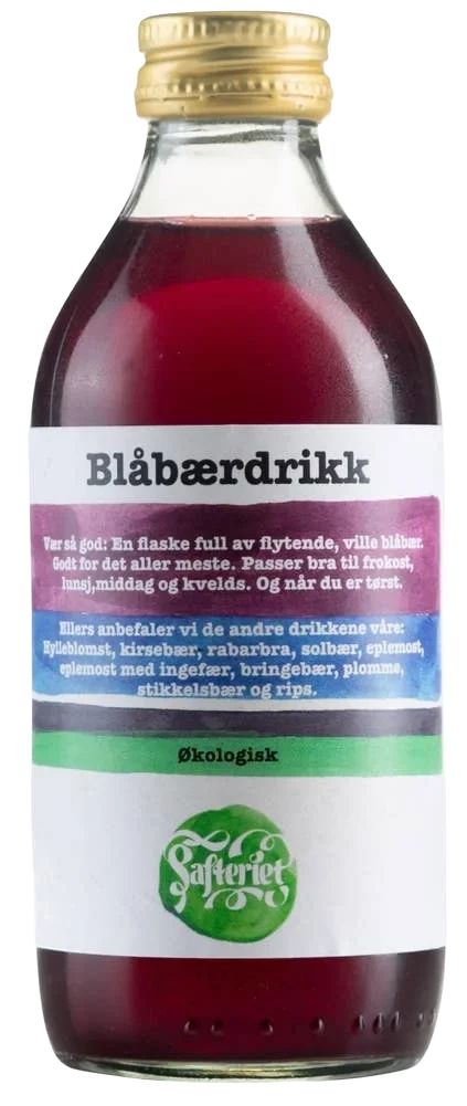 Safteriet Blåbærdrikk Økologisk 0.25 l