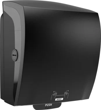 Katrin System Hand Towel Roll Dispenser - Black