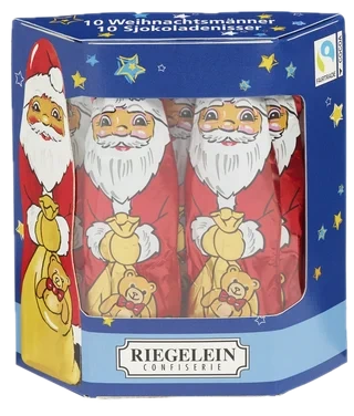 Julenisser Sjokolade 10stk 125g Riegelein