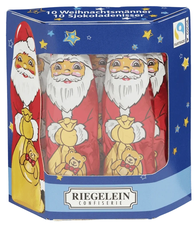 Julenisser Sjokolade 10stk 125g Riegelein