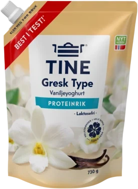 Yoghurt Vanilje Gresk Type 730g Tine