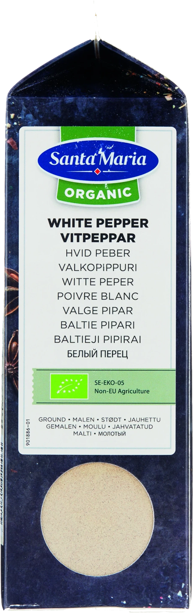 Vitpeppar Malen Organic