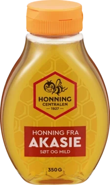 Akasiehonning Flytende 350g Honningcentralen
