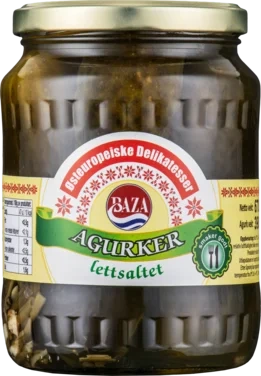 Agurker Lettsaltet 670g Baza