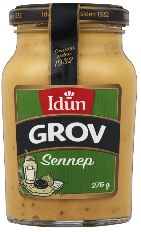 Idun Grov Sennep 275g