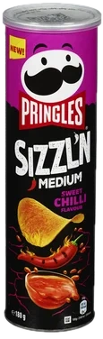 Pringles Sizzlin Hot Sweet Chili 180g