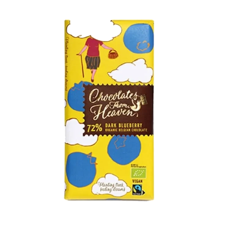Chocolates From Haven Purr 72 % Blueberry
