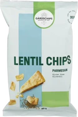 Linschips Parmesan 90g Gårdschips