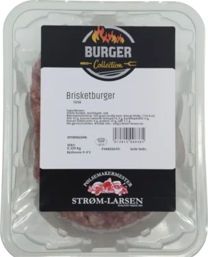 Brisketburger 160g, 2 stk Pr