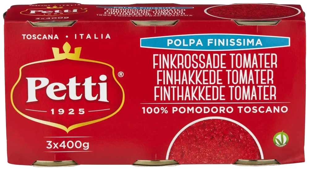 Finhakkede tomater