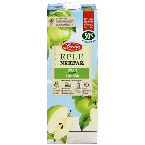 Eplenektar Utan Tilsett Sukker 1.5l Lerum