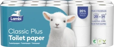 Lambi Toalettpapir Plus 20pk