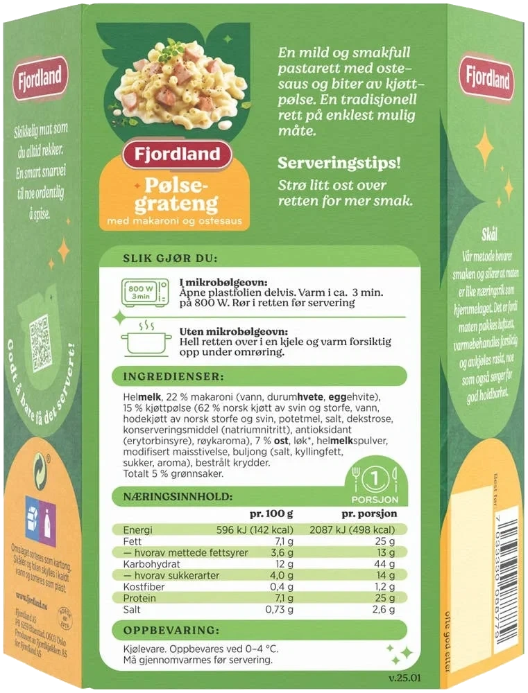 Pølsegrateng