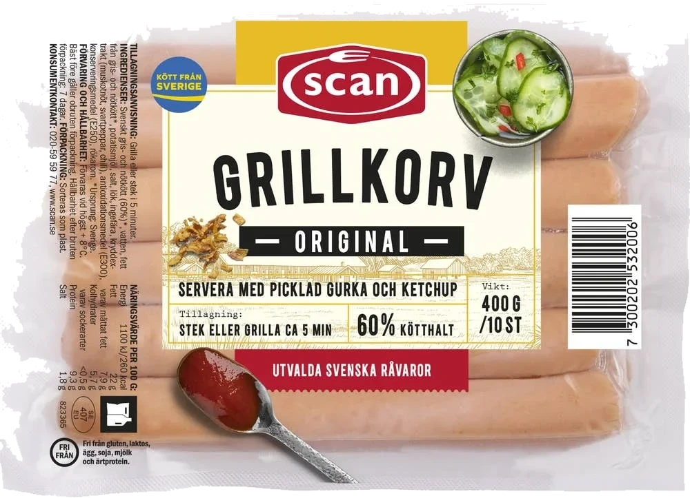 Grillkorv Original 10-p